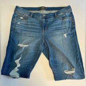 TORRID Distressed Skinny Jeans 18R